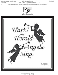 Hark! The Herald Angels Sing Handbell sheet music cover Thumbnail